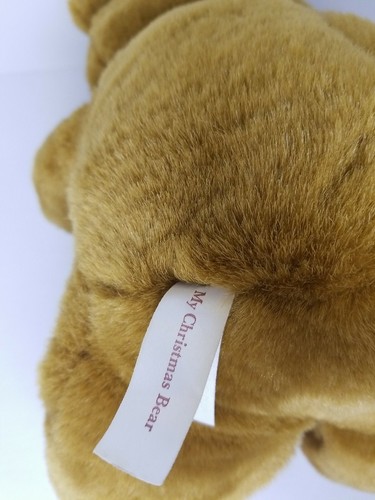 Peluche orsacchiotto peluche vintage "Il mio orso di Natale" 12" morbido con sciarpa - Foto 9 di 9