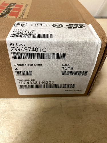 (2 PER BOX) Magnetics ZW49740TC Ferrite Core Toroid 5.65in Diam 11.823µH Induct - Picture 2 of 3