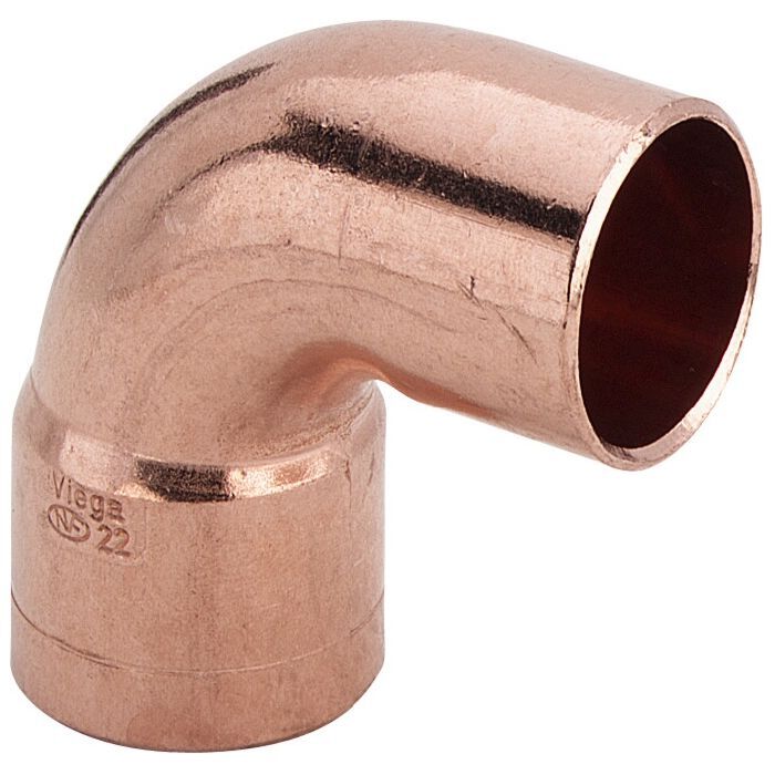 Винкель Viega Winkel 102920, 12 мм, 90°, Einsteckende, Kupfer