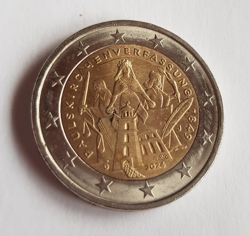 seltene 2-Euro-Münze , 2024 , Paulskirchenverfassung - Bild 2 von 4