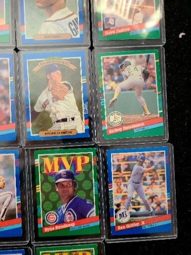 Donruss 39 Karten Lot 1991. All Are Stars, Mix Of Rookies, HOF, MVP. Neuwertig & Fehler - Bild 3 von 11