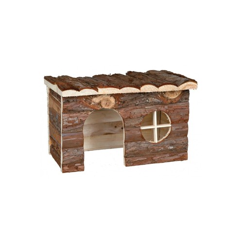 TRIXIE  Kunststoffhaus Holzhaus  für Nagetiere Kleintiere Haus aus Naturmaterial - Bild 43 von 61