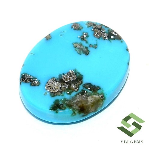Gemas sueltas 15,03 quilates natural de la Bella Durmiente turquesa ovaladas 22x17 mm - Imagen 7 de 8