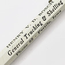 c1940s Fertile IA Henry VD Bosch Trucking Shelling Scripto Mechanical Pencil G41