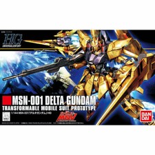HG Gundam UC MSV 1/144 MSN-001 Delta Gundam Transformable Mobile Suit HGUC