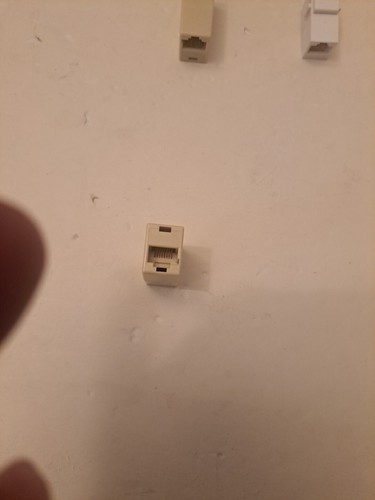 Qtà 11 Adattatore Accoppiatore Spina Splitter RJ45 2 Vie Cavo di Rete Prolunga - Foto 3 di 3