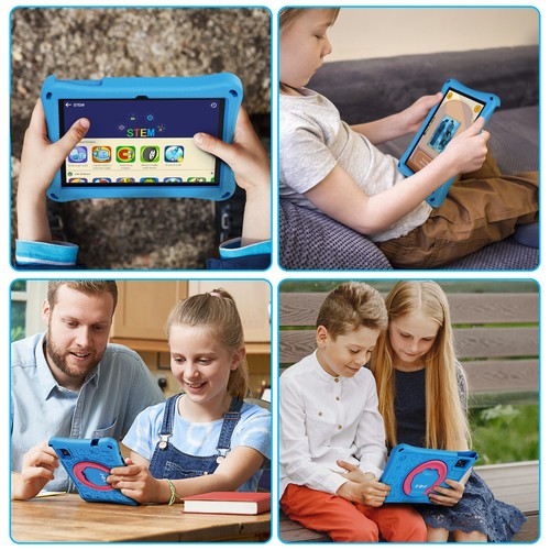 Kids Tablet 10.1'' Android 13 4GB 128GB Storage 5GWIFI Dual Camera 4Core 7000mAh - Picture 12 of 25