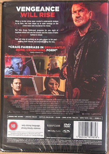 Rise of the Footsoldier: Vengeance (CD) New Sealed- Craig Fairbrass - Picture 2 of 2