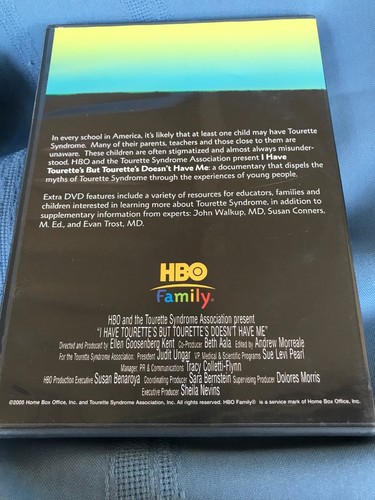 I Have Tourette's But Tourette's Doesn't Have Me DVD-HBO Children’s Program Emmy - Foto 4 di 4