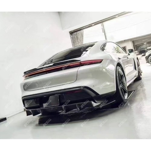 Alerón trasero carbono/carbono forjado/negro brillante para Porsche Taycan 2020-2024 - Imagen 11 de 48