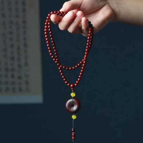 6mm Fashion Zambia Lobular red sandalwood Diy sandalwood bracelet Pray Energy - Picture 5 of 5