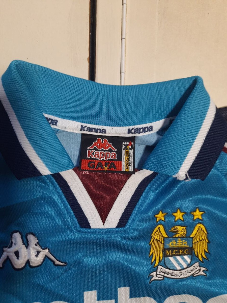 Kappa Manchester City Jersey 1997-1999 size XJ | eBay Kappa Manchester City Jersey 1997-1999 size XJ | eBay