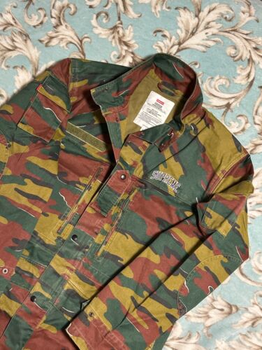 CHAQUETA DE INFANTERÍA SUPREMA (GRANDE) (CAMUFLAJE DE ROMPECABEZAS) SS21 CHAQUETA DE PIEL SINTÉTICA ABRIGO UNIVERSITARIO - Imagen 6 de 23