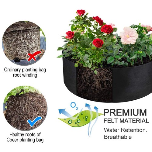 Pflanztasche Kartoffel Pflanzsäcke mit Henkeln Plant Grow Bag Gemüse Pflanzsack - Bild 8 von 18