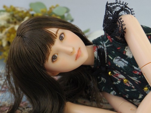 1/6 Lovely Little Girl Obusit Head Sculpt Fit 12in PH UD Action Figure Body Toys - Picture 3 of 8