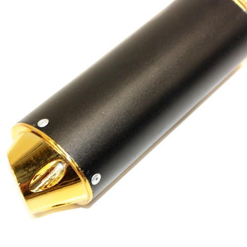 Twin Bigbore Exhaust Pipe + GOLD Muffler 125cc 150cc 160cc PIT PRO DIRT BIKE - Picture 6 of 12
