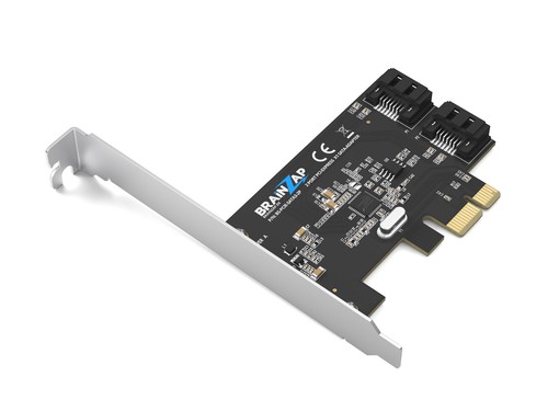 2 Port PCIe x1 zu SATA III / SATA 3 6 GBIT/s Erweiterungskarte Karte PCI-Express - Afbeelding 7 van 7