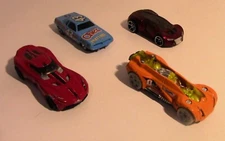 Hot Wheels Barracuda Chex Gearonimo Orange Ultra Rage Futuristic Red cars 4 pc