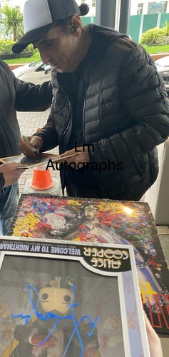 Alice Cooper Album FUNKO POP - **HAND SIGNED** AUTOGRAPHED - See Exact Proof - Picture 2 of 2