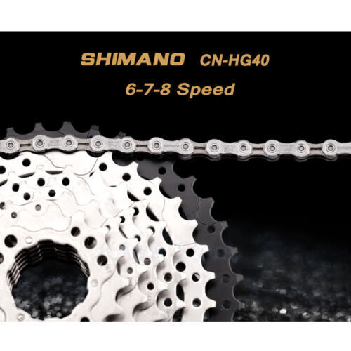 For Shimano MTB Road Bike 6/7/8/9/10/11 Speed Chain HG40/53/54/701 116 Links - Picture 5 of 17
