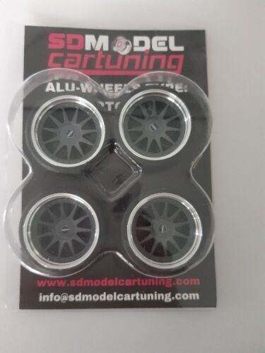 1:18 Scale HARTGE 18 INCH REAL ALU WHEELS, NEW! several colors available! - Picture 4 of 5