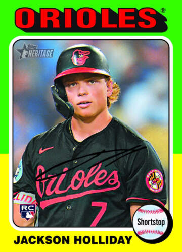 2024 Topps Heritage High Number Baseball Blaster Pack (9 Karten) - Bild 3 von 6