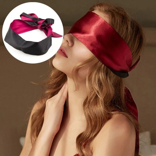 Multiple Colors Sexy Eye Mask Imitation Silk Satin Eye Mask Satin Ribbon Sleep