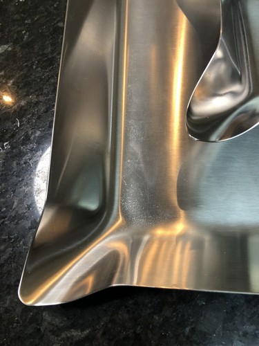ONIDEA-ASTRID CHIP&DIP SERVER 14 1/2” Stainless Steel, MCM, Vintage - Picture 8 of 15