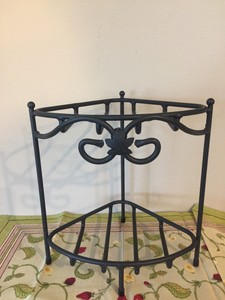 Longaberger Wrought Iron Corner Shelf Counter Top Stand Image Is Loading Longaberger Wrought Iron Corner Shelf Counter Top