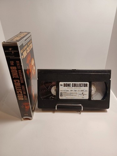 The Bone Collector VHS VCR Video  Movie Angelina Jolie Denzel Washington Used - Picture 3 of 3