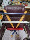 Vtg 3 Tier Baseball Bat Plastic Wall Hanging Shelf Kids Curio BobbleHead Bedroom