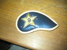 slightly used Star Universal 9 iron headcover Gold Star