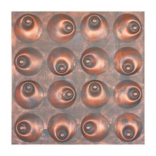 Embellished Ceiling Tiles Aged Artwork Panel for Club PLM102 Rustic copper 10Pcs