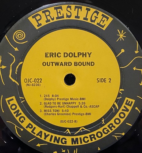 Outward Bound Eric Dolphy Quintet 12 inch Vintage Vinyl Record - Picture 6 of 9