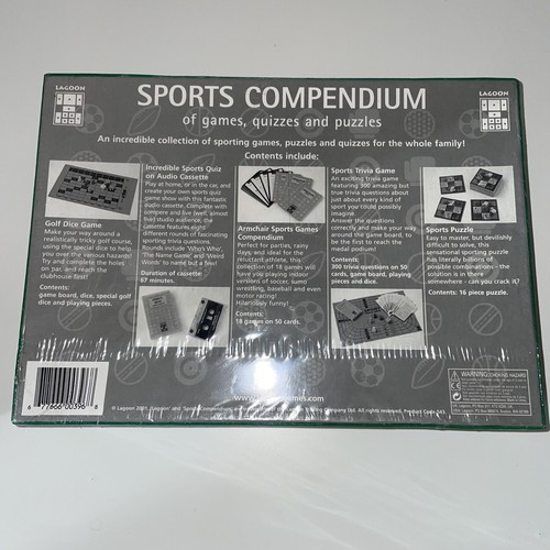 Vintage Sports Compendium of Games Quizzes and Puzzles Rare 2001 - Picture 7 of 13