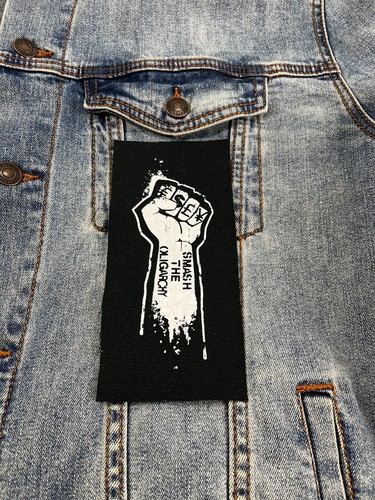 Anti-Establishment Patch, Smash the Oligarchy Punk Patch - Picture 6 of 9