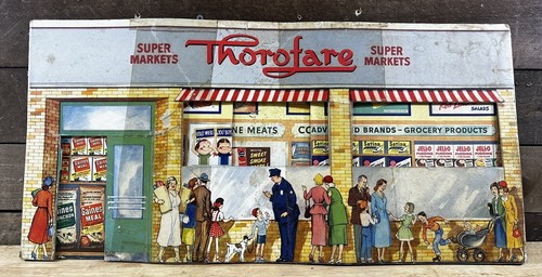 Vintage "Thorofare" Supermarkt Karton Klappladen Set Pittsburgh, PA - Bild 11 von 11