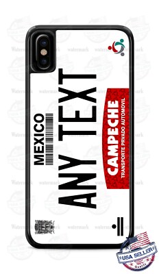 Mexico Campeche City Auto License Image Phone Case For iPhone 12 Samsung Google