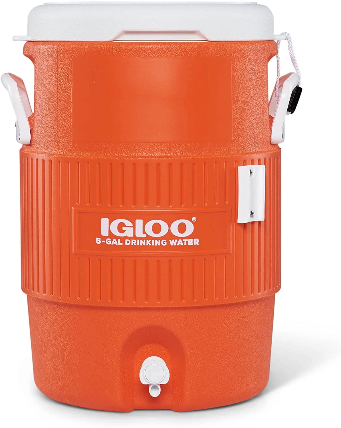 Portable Sports Cooler Water Beverage Dispenser with Flat Seat Lid