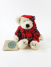 Boyds Bears Bianca T Witebred Red Plaid Pajamas 912076 1998