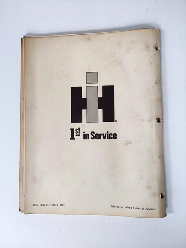 International Basic Unit Overhaul 55 550 555 650 Forage Harvest Service Manual - Picture 6 of 7