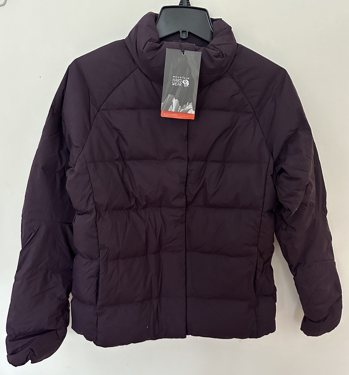 NWTs Mountain Hardwear Glacial Storm Down Jacket. Darkest