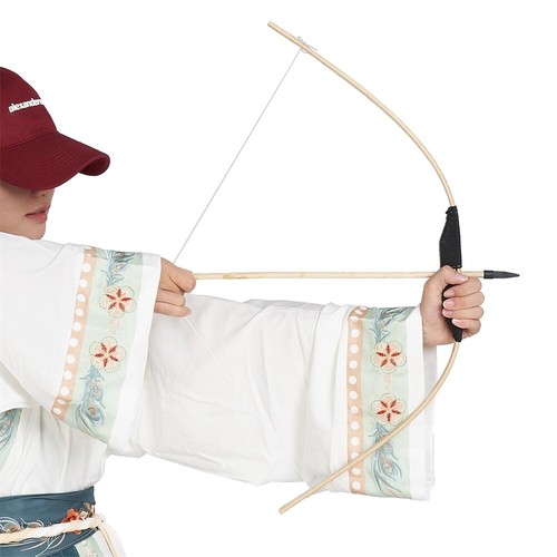 Handmade Wooden Bow Arrow Set Outdoor Games Kids Bow Toys Gifts Archery Practice - Picture 10 of 24