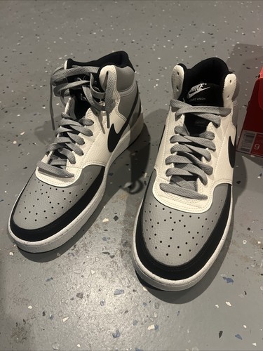 Size 9 - Nike Court Vision Next Nature Mid Light Smoke Grey Sail