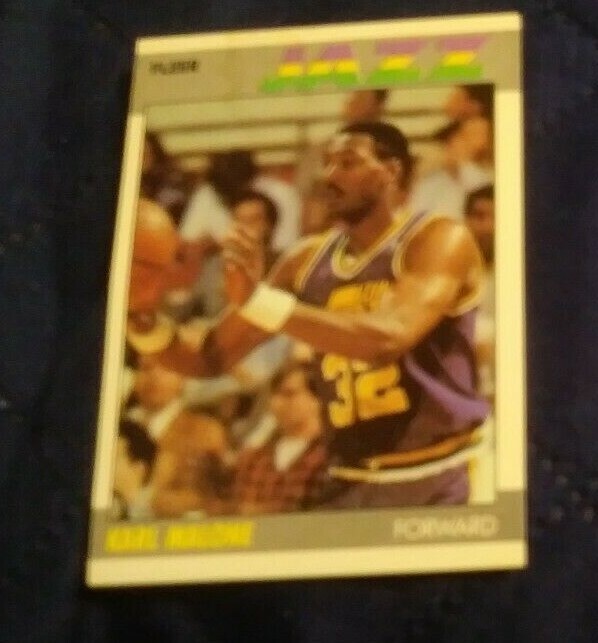 その他 fleer86 87 karl malone rc!!  mint 1986-87 Fleer Karl Malone Rookie Card BGS 9 MINT! Hall of