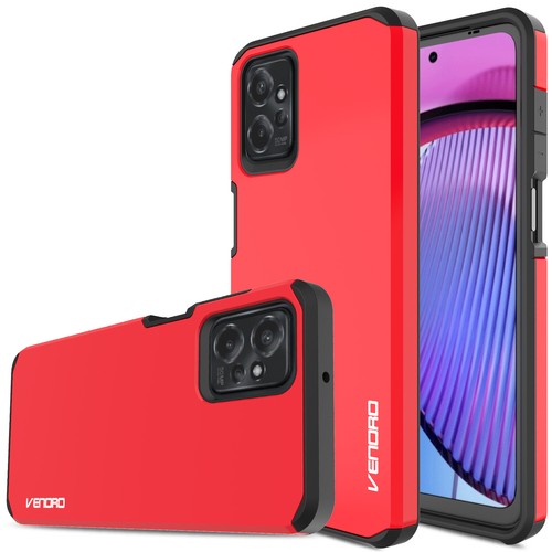 Funda rígida híbrida delgada a prueba de golpes para Motorola Moto G Power (2023) - Imagen 27 de 73