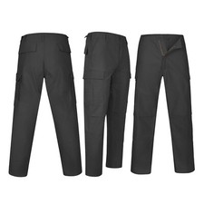 Army Trouser M65 Military Style Field Work Cargo BDU Combat Security Pant Black