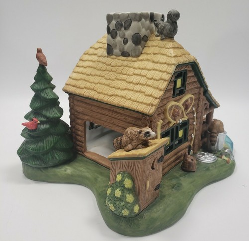 PARTYLITE #P7305 / GONE FISHIN' HOLIDAY TEELICHTHAUS KABINE / NEU IM KARTON / NICHT MEHR ERHÄLTLICH  - Bild 5 von 12