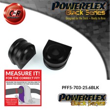 Powerflex Black Frarb Halterungen 25.6mm Für 5 Serie, Touring 03-10