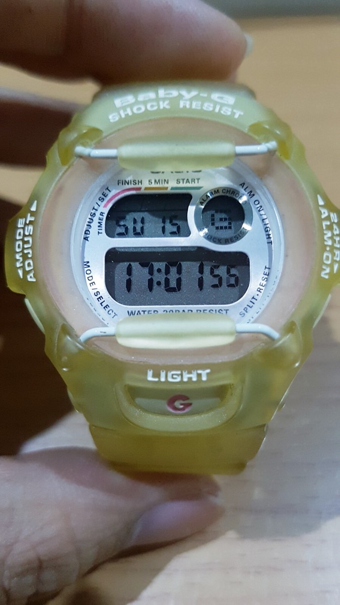 Baby G Shock Resist BG-370 Yellow Jelly I.C.E.R.C Baby G Shock Resist BG-370 Yellow Jelly I.C.E.R.C